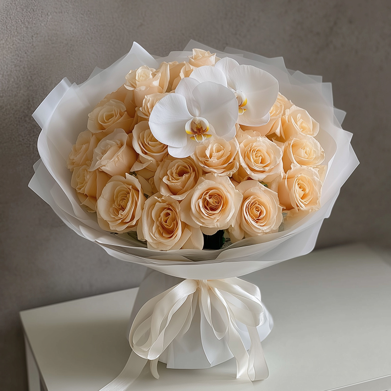 Is there an additional charge for environmentally friendly packaging for international flower delive